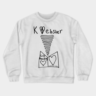 K Webster - I Love Reading Crewneck Sweatshirt